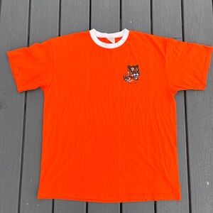 Vintage BOY SCOUTS OF AMERICA Tiger Cubs Shirt Mens XL Single Stitch 90s Orange